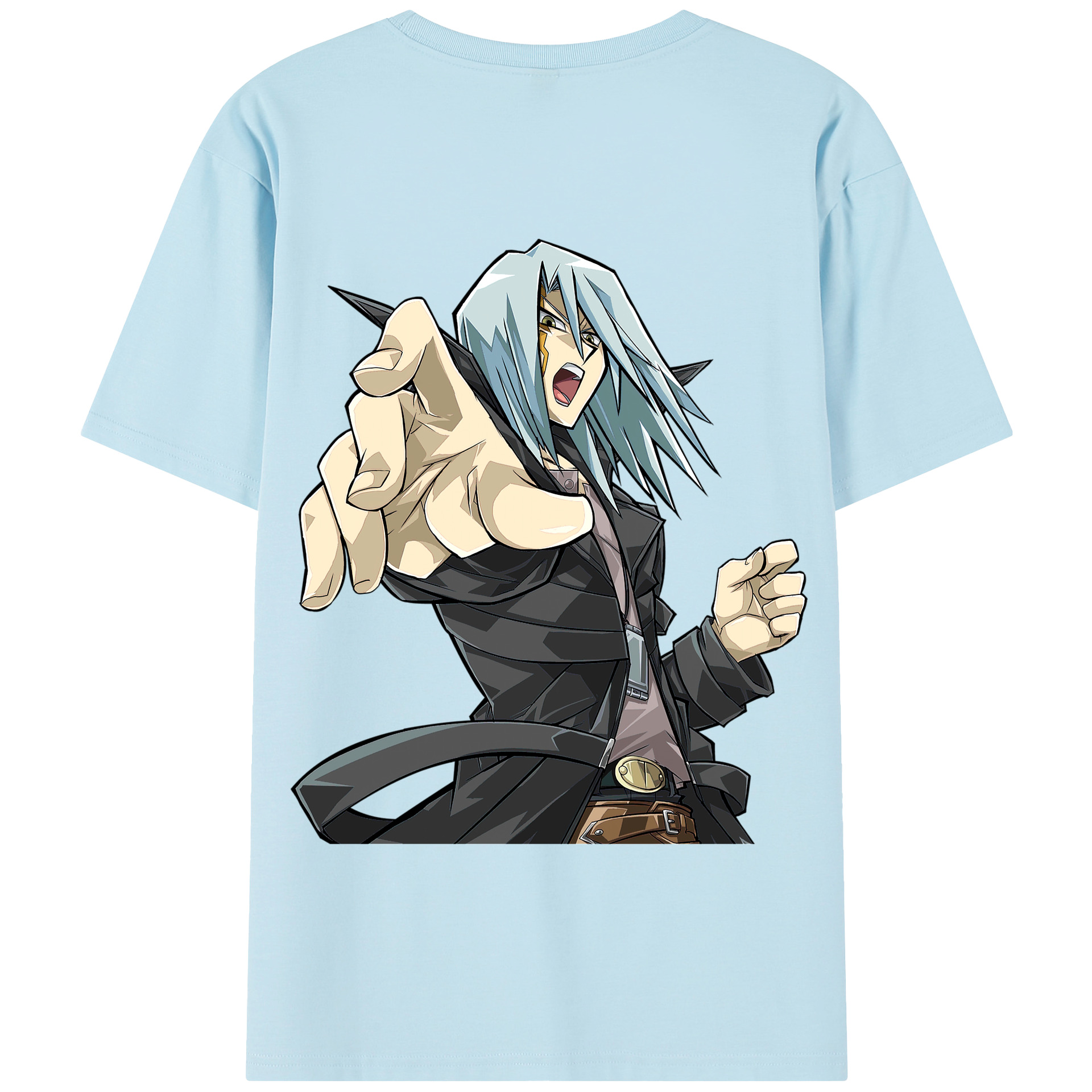（画像用） 遊☆戯☆王 Yu-Gi-Oh! 綿100％半袖Tシャツ（背面プリント）